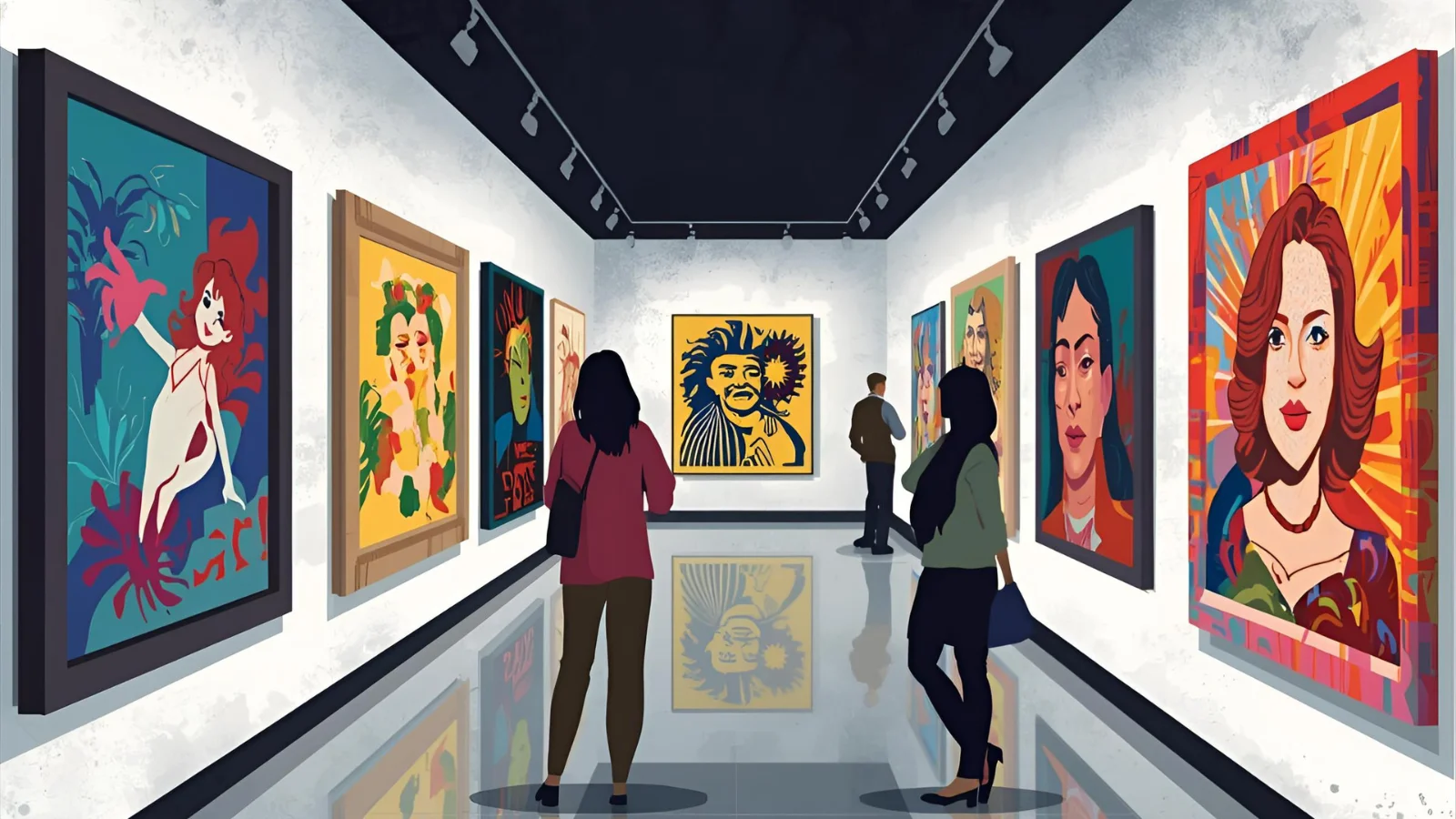 Captions for Art Gallery